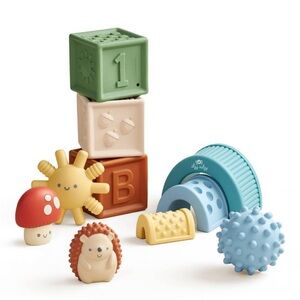 It’s Ritzy Blocks Stacking Toy with Teether